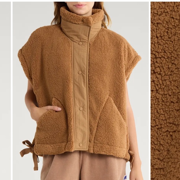 FP Movement Scout It Out Fleece Vest SZ XS NWT- color Twig - Picture 5 of 7